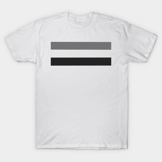 Grey Stripes T-Shirt by MacSquiddles